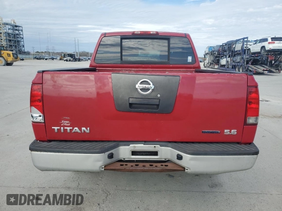 2009 Nissan Titan SE with VIN 1N6BA07D29N304135, listed as a Copart auction lot 47484265 with 133,548 mi miles and Salvage Title. Bid and sale history available at carsss.com. Image 6.