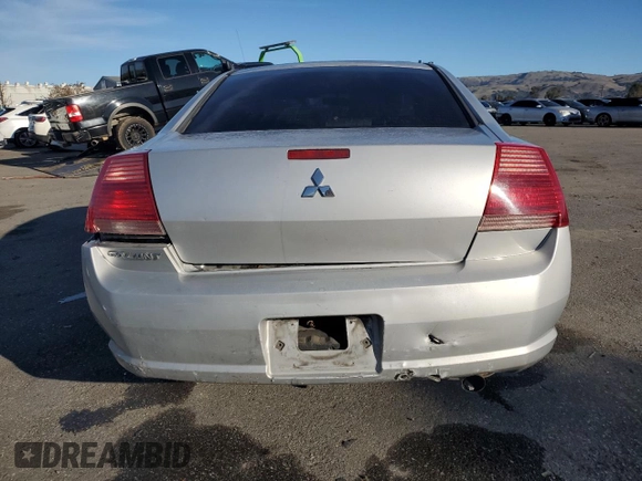2005 Mitsubishi Galant DE with VIN 4A3AB26FX5E039465, listed as a Copart auction lot 86532374 with 196,698 mi miles and Salvage Title. Bid and sale history available at carsss.com. Image 6.