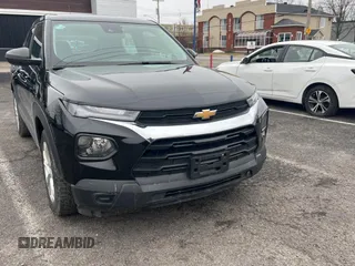 2021 Chevrolet TrailBlazer LS with VIN KL79MMS29MB005593, listed as a Copart auction lot 50823525 with 130,618 mi miles and Clean Title. Bid and sale history available at carsss.com. Image 1.