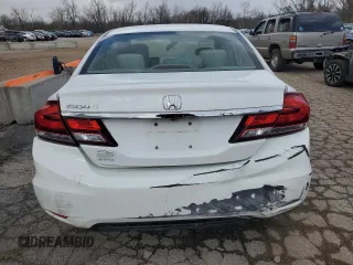 2015 Honda Civic Sedan LX with VIN 19XFB2F57FE045763, listed as a Copart auction lot 49605475 with 159,352 mi miles and Salvage Title. Bid and sale history available at carsss.com. Image 6.