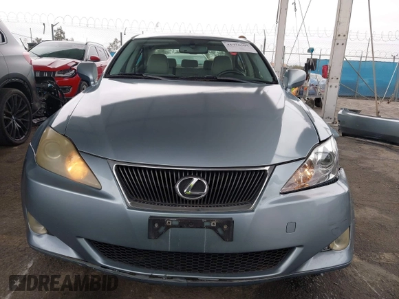 2007 Lexus IS 250 with VIN JTHBK262975039804, listed as a IAAI auction lot 41776505 with 188,005 mi miles and . Bid and sale history available at DreamBid. Image 13.