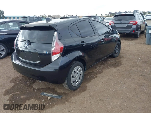 2016 Toyota Prius One with VIN JTDKDTB36G1120170, listed as a IAAI auction lot 42054086 with 106,362 mi miles and . Bid and sale history available at DreamBid. Image 4.