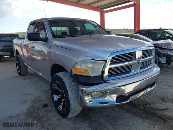 2009 Dodge Ram 1500 SLT with VIN 1D3HV18T89S810106, listed as a IAAI auction lot 41535924 with 139,167 mi miles. Bid and sale history available at carsss.com. Image 1.