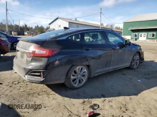 2018 Honda Clarity Plug-In Hybrid Touring with VIN JHMZC5F37JC019186, listed as a Copart auction lot 43803474 with 75,574 mi miles. Bid and sale history available at carsss.com. Image 3.