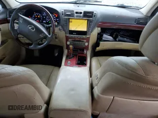2012 Lexus LS 460 with VIN JTHBL5EF5C5110672, listed as a Copart auction lot 58844805 with 139,485 mi miles and Salvage title. Bid and sale history available at DreamBid. Image 8.