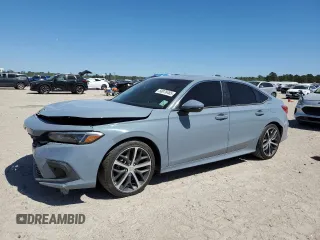 2024 Honda Civic Sedan Touring with VIN 2HGFE1F95RH330640, listed as a Copart auction lot 50078485 with 10,108 mi miles and Salvage Title. Bid and sale history available at carsss.com. Image 1.
