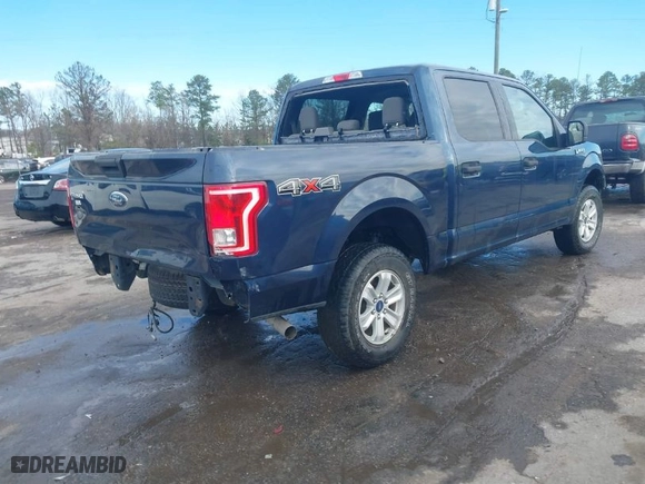2017 Ford F-150 XL with VIN 1FTEW1EF0HFC37250, listed as a IAAI auction lot 41863556 with NaN miles. Bid and sale history available at carsss.com. Image 4.