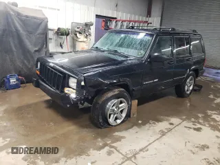 2001 Jeep Cherokee Sport z VIN 1J4FF58S11L506944, wystawiony jako Copart lot #86541054 z przebiegiem 168 893 mil mil oraz Szkoda całkowita • Salvage title. Historia ofert i sprzedaży dostępna na DreamBid. Obrazek 1.
