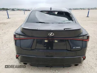 2024 Lexus IS 350 F Sport with VIN JTHGZ1B29R5079076, listed as a Copart auction lot 55539765 with 15,778 mi miles and Salvage title. Bid and sale history available at DreamBid. Image 6.