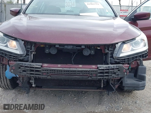 2016 Honda Accord LX with VIN 1HGCR2F37GA144067, listed as a IAAI auction lot 41902711 with 181,389 mi miles and . Bid and sale history available at DreamBid. Image 6.
