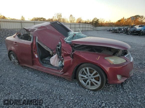 2006 Lexus IS 350 with VIN JTHBE262665006569, listed as a Copart auction lot 81945324 with Not provided miles and Salvage title. Bid and sale history available at DreamBid. Image 4.
