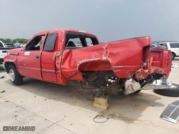 2000 Dodge Ram 1500 with VIN 1B7HC13Z6YJ179659, listed as a Copart auction lot 63412124 with 0 mi miles and Salvage Title. Bid and sale history available at carsss.com. Image 2.