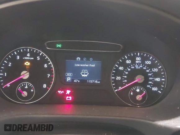 2019 Kia Sorento LX with VIN 5XYPGDA36KG542596, listed as a IAAI auction lot 40921931 with 115,716 mi miles. Bid and sale history available at carsss.com. Image 7.