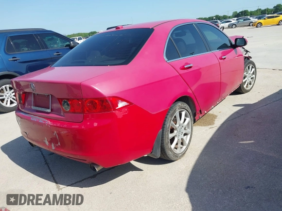 2007 Acura TSX with VIN JH4CL96847C017624, listed as a IAAI auction lot 42004715 with 180,411 mi miles. Bid and sale history available at carsss.com. Image 4.