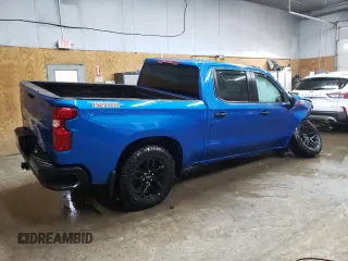 2022 Chevrolet Silverado 1500 Custom Trail Boss with VIN 3GCPDCED1NG581334, listed as a Copart auction lot 43430205 with 36,650 mi miles and Non Repairable. Bid and sale history available at DreamBid. Image 3.