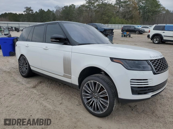 2022 Land Rover Range Rover Westminster with VIN SALGS2SE6NA470136, listed as a Copart auction lot 88895315 with 25,666 mi miles and Clean title. Bid and sale history available at DreamBid. Image 4.