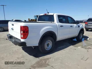 2022 Ford Ranger XL with VIN 1FTER4EH9NLD53716, listed as a Copart auction lot 46409035 with 57,411 mi miles and Salvage Title. Bid and sale history available at DreamBid. Image 3.