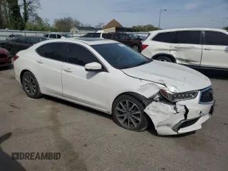 2019 Acura TLX with VIN 19UUB1F33KA007915, listed as a Copart auction lot 54687515 with 92,335 mi miles and Salvage title. Bid and sale history available at DreamBid. Image 4.