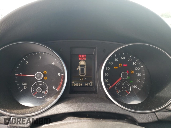2013 Volkswagen Jetta TDI w/Sunroof & Nav with VIN 3VWPL7AJXDM607884, listed as a Copart auction lot 52039615 with 196,599 mi miles and Salvage title. Bid and sale history available at DreamBid. Image 9.