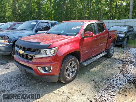 2020 Chevrolet Colorado 4WD Z71 z VIN 1GCGTDENXL1111901, wystawiony jako Copart lot #57093195 z przebiegiem 60 992 mil mil oraz Szkoda całkowita • Salvage title. Historia ofert i sprzedaży dostępna na DreamBid. Obrazek 1.