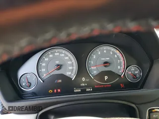 2016 BMW M4 with VIN WBS3U9C58GP968936, listed as a Copart auction lot 83243814 with 53,530 mi miles and Salvage Title. Bid and sale history available at carsss.com. Image 9.