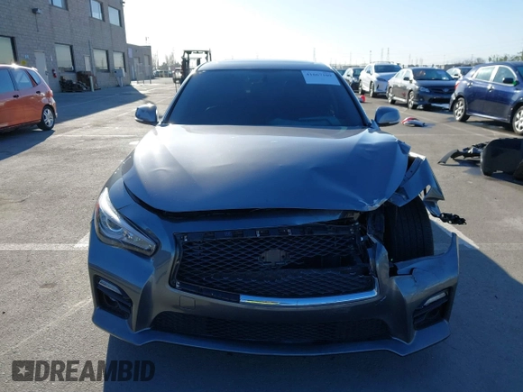 2015 Infiniti Q50 Premium with VIN JN1BV7APXFM333101, listed as a IAAI auction lot 41667109 with 112,477 mi miles and . Bid and sale history available at DreamBid. Image 13.