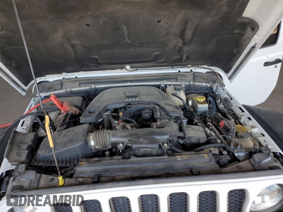 2021 Jeep Wrangler Unlimited Rubicon z VIN 1C4JJXFG5MW767036, wystawiony jako Copart lot #56918355 z przebiegiem 52 994 mil mil oraz Szkoda całkowita • Salvage title. Historia ofert i sprzedaży dostępna na DreamBid. Obrazek 11.