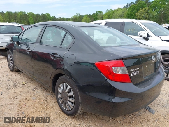 2012 Honda Civic LX z VIN 2HGFB2F56CH328169, wystawiony jako IAAI lot #42048935 z przebiegiem 146 868 mil mil oraz . Historia ofert i sprzedaży dostępna na DreamBid. Obrazek 3.