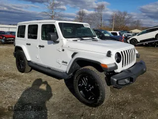 2022 Jeep Wrangler Unlimited Sahara Altitude with VIN 1C4HJXEG2NW260905, listed as a Copart auction lot 86986584 with 7,219 mi miles and Non Repairable. Bid and sale history available at DreamBid. Image 4.