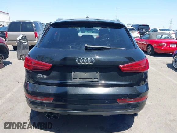 2017 Audi Q3 Premium with VIN WA1BCCFS2HR006765, listed as a IAAI auction lot 42526881 with 100,251 mi miles and . Bid and sale history available at DreamBid. Image 16.