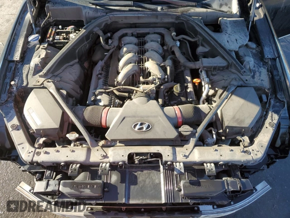2015 Hyundai Genesis 5.0L with VIN KMHGN4JF2FU036120, listed as a Copart auction lot 63037604 with 102,936 mi miles and Salvage Title. Bid and sale history available at carsss.com. Image 11.
