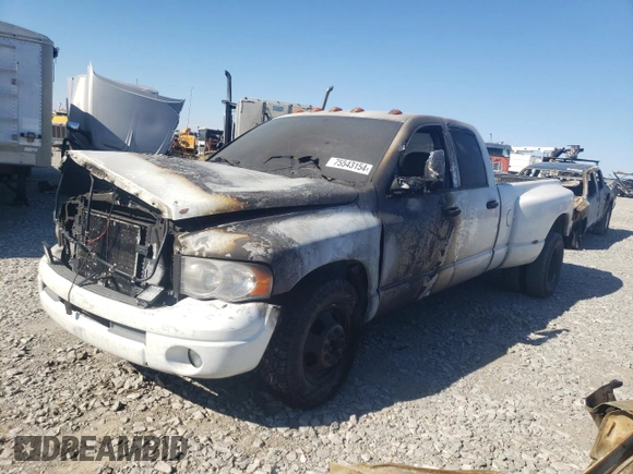 2003 Dodge 3500 ST z VIN 3D7MA48C13G785560, wystawiony jako Copart lot #75543154 z przebiegiem Nie podano mil oraz Szkoda całkowita • Salvage title. Historia ofert i sprzedaży dostępna na DreamBid. Obrazek 1.