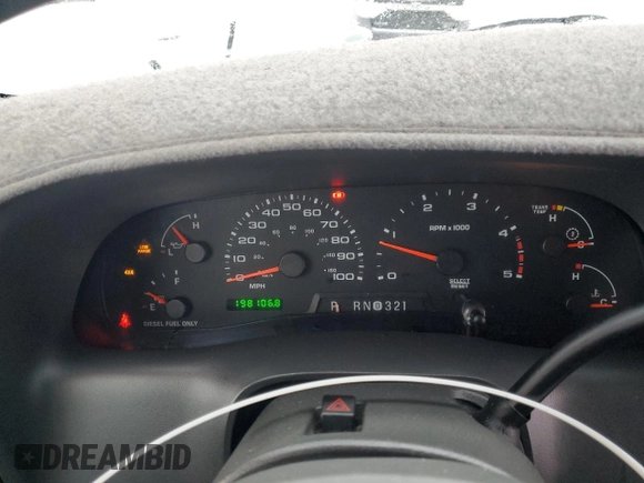 2003 Ford Super Duty F-250 XL with VIN 1FTNX21P93ED30638, listed as a Copart auction lot 84516384 with 198,106 mi miles and Salvage Title. Bid and sale history available at carsss.com. Image 9.