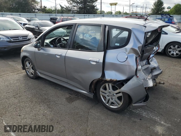 2007 Honda Fit Sport with VIN JHMGD38637S059358, listed as a Copart auction lot 72783224 with 0 mi miles and Salvage Title. Bid and sale history available at carsss.com. Image 2.