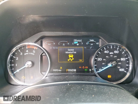 2021 Ford F-250 XL with VIN 1FT7W2BT6MEC47760, listed as a Copart auction lot 61908225 with 111,015 mi miles and Salvage title. Bid and sale history available at DreamBid. Image 9.