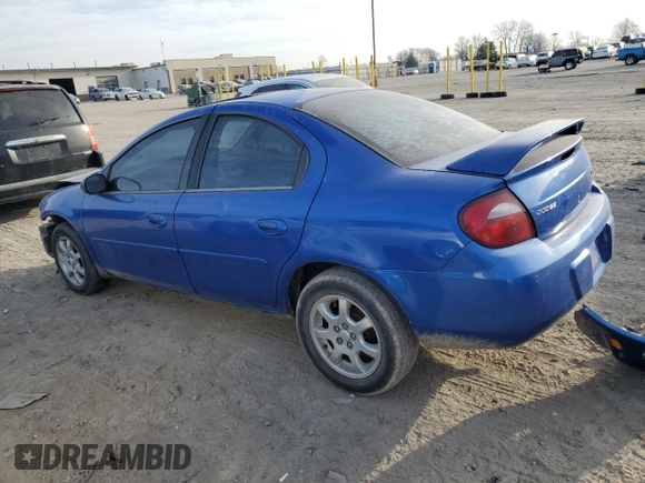 2005 Dodge Neon SXT with VIN 1B3ES56C05D117304, listed as a Copart auction lot 49072365 with 155,535 mi miles and Salvage Title. Bid and sale history available at DreamBid. Image 2.
