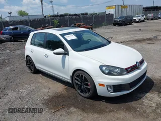 2010 Volkswagen Golf GTI with VIN WVWGD7AJ0AW416938, listed as a IAAI auction lot 42835529 with 185,972 mi miles and . Bid and sale history available at DreamBid. Image 1.