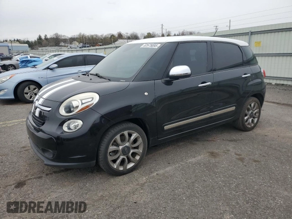 2014 FIAT 500L Lounge с VIN ZFBCFACH7EZ009027, выставлен на аукционе Copart как лот 52575895 с пробегом 46 168 миль миль и Чистый • Clean title. История ставок и продаж доступна на DreamBid. Изображение 1.