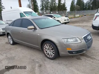 2007 Audi A6 3.2L with VIN WAUDH74F77N065116, listed as a IAAI auction lot 41761604 with 179,706 mi miles. Bid and sale history available at carsss.com. Image 1.