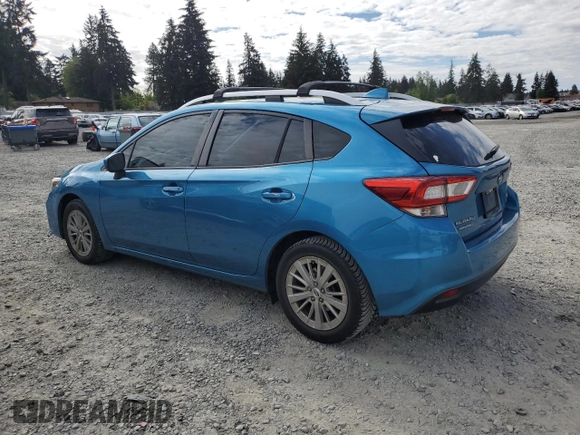 2017 Subaru Impreza Premium z VIN 4S3GTAB60H3738081, wystawiony jako Copart lot #56072805 z przebiegiem 90 138 mil mil oraz Szkoda całkowita • Salvage title. Historia ofert i sprzedaży dostępna na DreamBid. Obrazek 2.