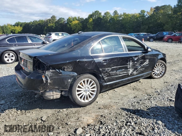 2008 Volvo S80 3.2L with VIN YV1AS982781077716, listed as a Copart auction lot 72311754 with 0 mi miles and Salvage Title. Bid and sale history available at carsss.com. Image 3.