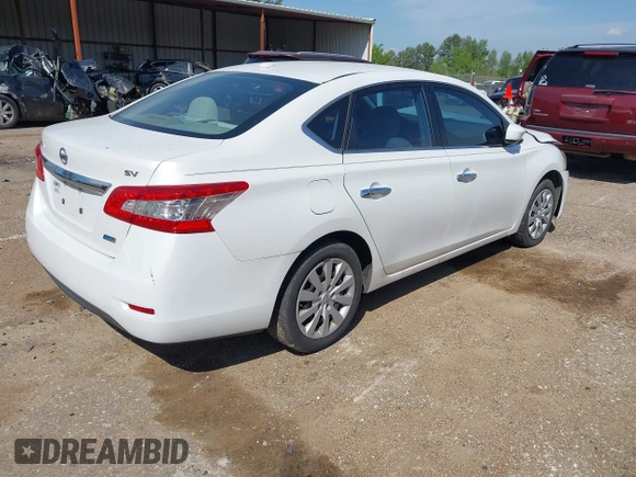 2013 Nissan Sentra SR with VIN 3N1AB7AP1DL635694, listed as a IAAI auction lot 41995144 with 95,037 mi miles and . Bid and sale history available at DreamBid. Image 4.