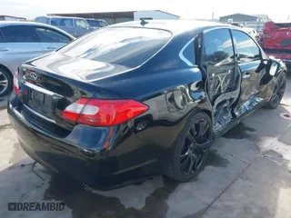 2013 Infiniti M37 with VIN JN1BY1AP8DM512206, listed as a IAAI auction lot 41346500 with 147,739 mi miles. Bid and sale history available at carsss.com. Image 4.