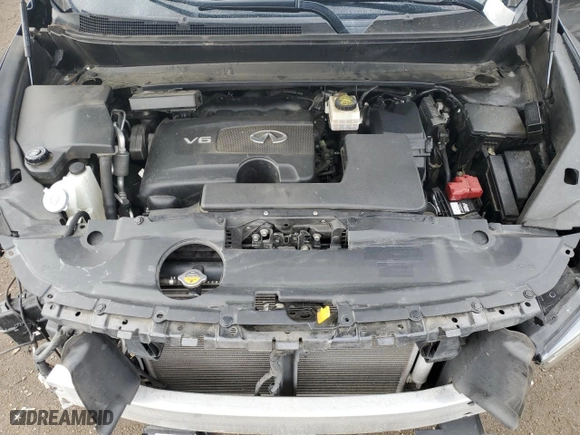 2017 Infiniti QX60 with VIN 5N1DL0MN2HC522553, listed as a Copart auction lot 48196985 with 52,924 mi miles and Salvage Title. Bid and sale history available at carsss.com. Image 12.