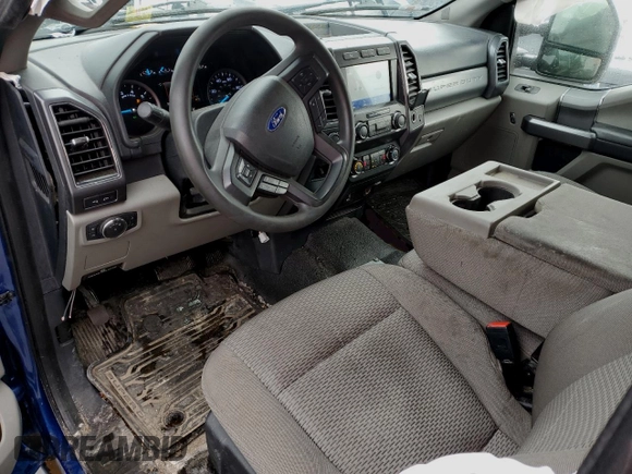2022 Ford F-250 XL with VIN 1FT7X2BNXNED87164, listed as a Copart auction lot 47879475 with 59,597 mi miles and Salvage title. Bid and sale history available at DreamBid. Image 8.