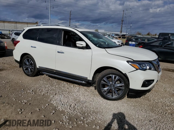 2020 Nissan Pathfinder Platinum with VIN 5N1DR2DM1LC628440, listed as a Copart auction lot 78098474 with 42,364 mi miles and Salvage Title. Bid and sale history available at carsss.com. Image 4.