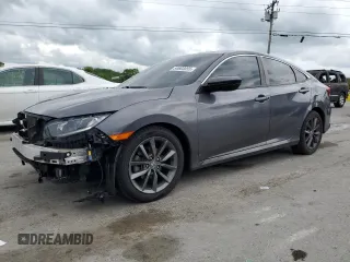 2019 Honda Civic EX z VIN JHMFC1F36KX008864, wystawiony jako Copart lot #54603055 z przebiegiem 68 699 mil mil oraz Szkoda całkowita • Salvage title. Historia ofert i sprzedaży dostępna na DreamBid. Obrazek 1.
