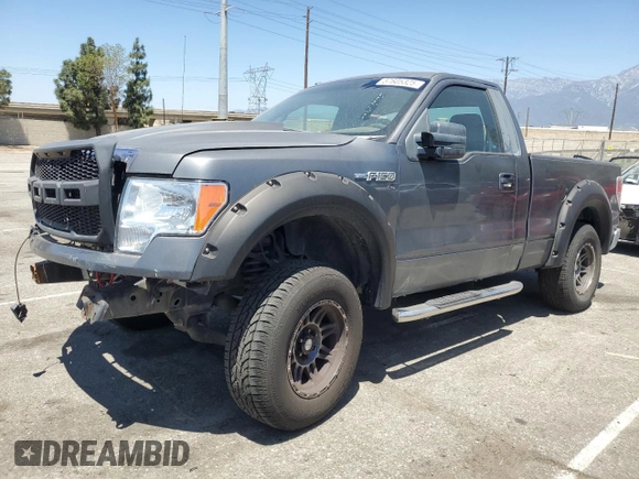 2009 Ford F-150 XL with VIN 1FTRF12W19KB98117, listed as a Copart auction lot 57605325 with 138,965 mi miles and Salvage title. Bid and sale history available at DreamBid. Image 1.