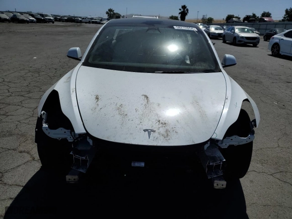 2022 Tesla Model 3 Long Range with VIN 5YJ3E1EB9NF179033, listed as a Copart auction lot 58272654 with 25,314 mi miles and Salvage Title. Bid and sale history available at carsss.com. Image 5.