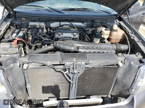 2008 Ford F-150 XLT with VIN 1FTPW14558FA98461, listed as a Copart auction lot 55632555 with 171,220 mi miles and Salvage title. Bid and sale history available at DreamBid. Image 11.